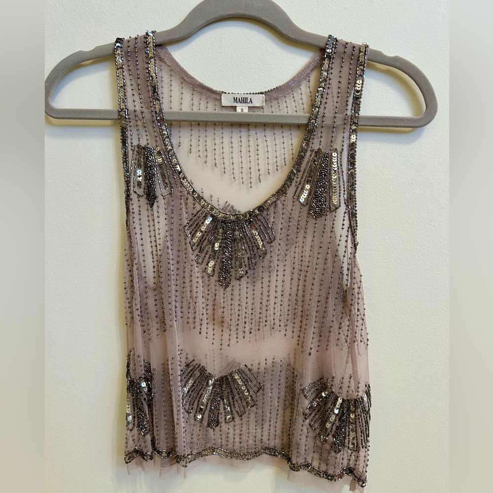Anthropology/Mahila Beaded Top